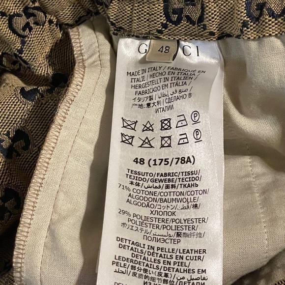 ****SOLD****   GUCCI GG canvas suit/paste blue - Picture 12 of 17